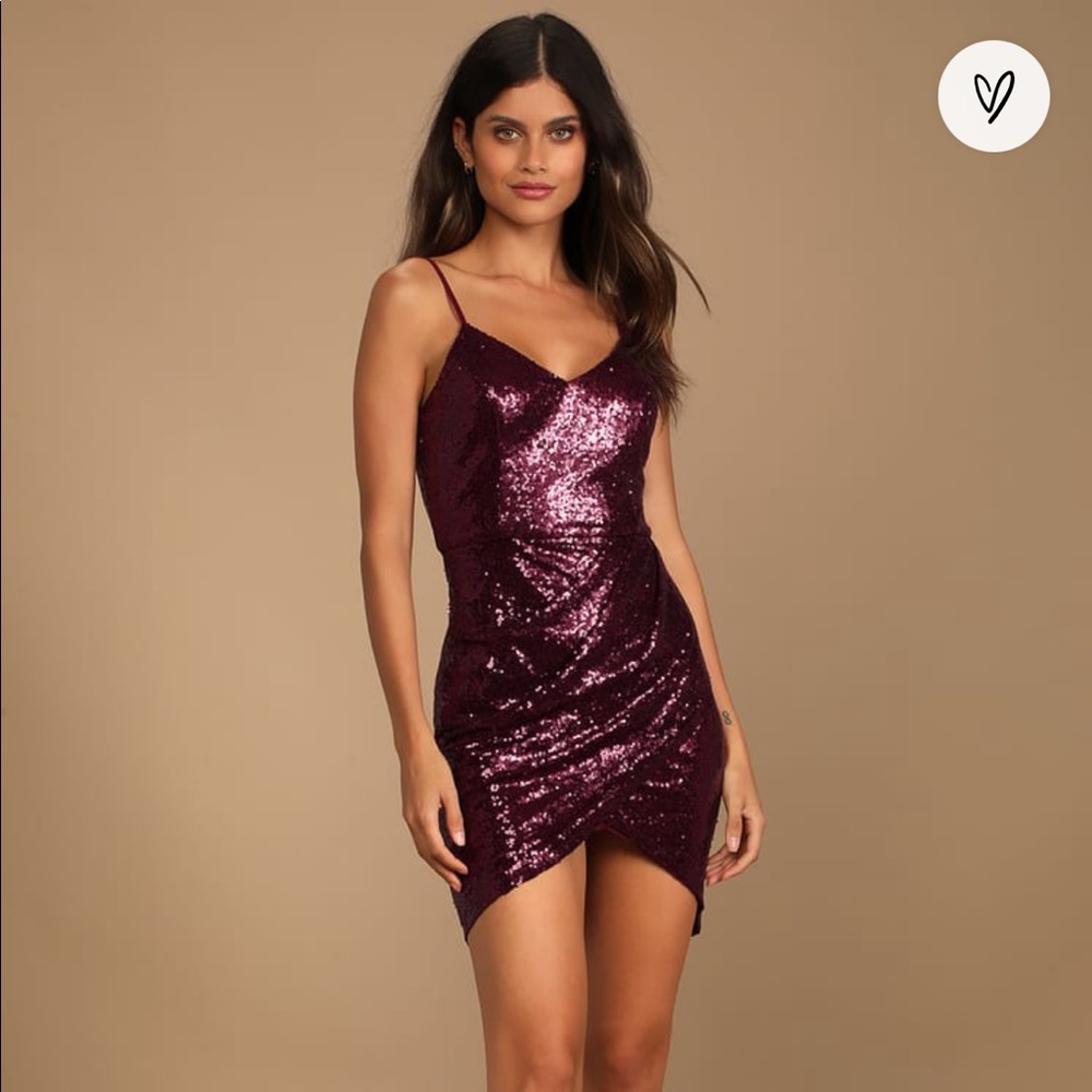 Lulu’s Forever Your Girl Sequin Bodycon Dress